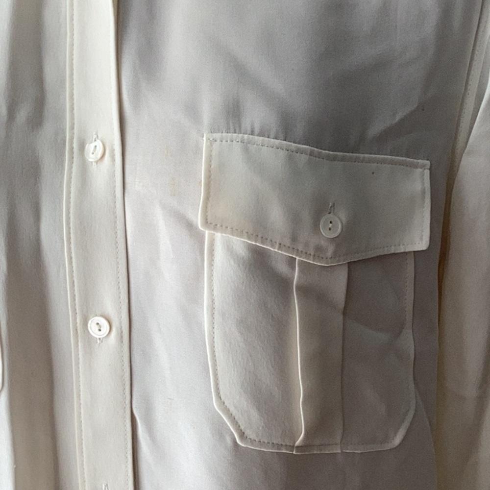 Theory Silk Button Down Blouse - image 3